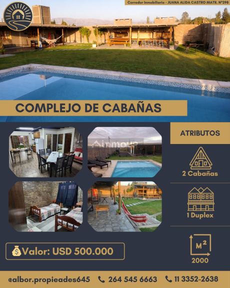 Casa Quinta en Venta en Pocito, San Juan