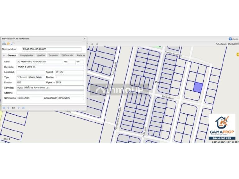 Lote en Venta en Capital, San Juan