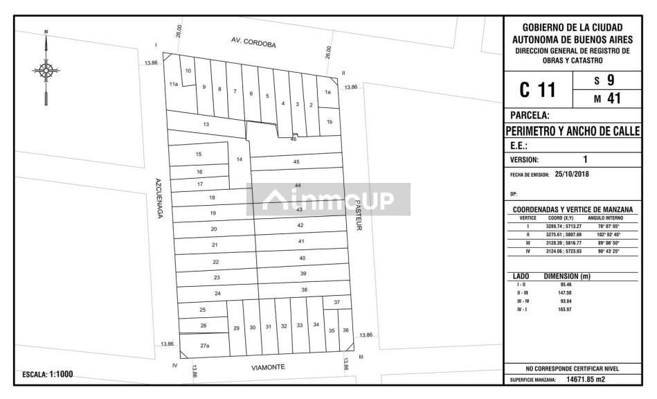 Terreno en Venta en Balvanera, Capital Federal