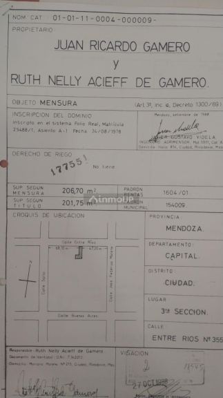 Lote en Venta en Capital, Mendoza