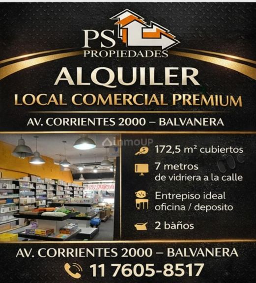 Local Comercial en Alquiler en Balvanera, Capital Federal