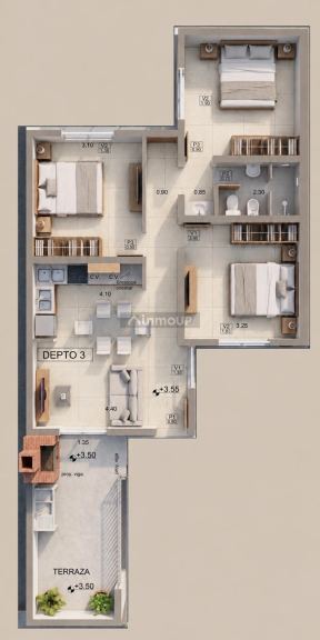 Departamento en Venta en Guaymallen, Mendoza - USD 33.000 | Inmoup - 6