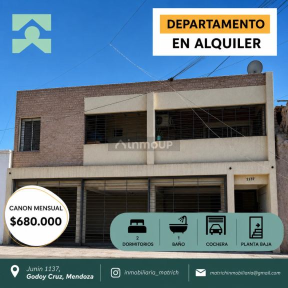 Departamento en Alquiler en Godoy Cruz, Mendoza