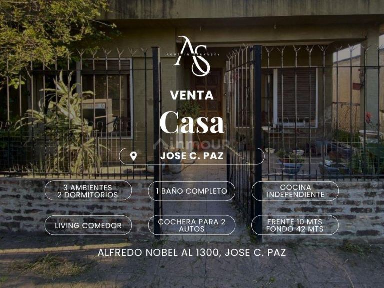 Casa en Venta en Jose Clemente Paz, G.B.A. Zona Norte