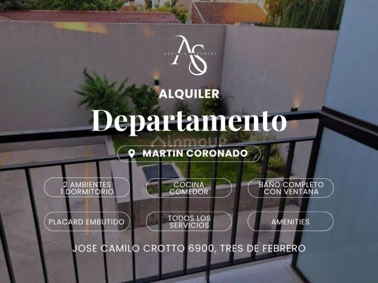 Departamento en Alquiler en Tres de Febrero, G.B.A. Zona Oeste
