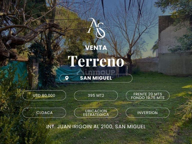 Terreno en Venta en San Miguel, G.B.A. Zona Norte