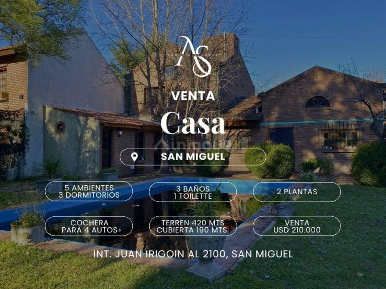 Casa en Venta en San Miguel, G.B.A. Zona Norte