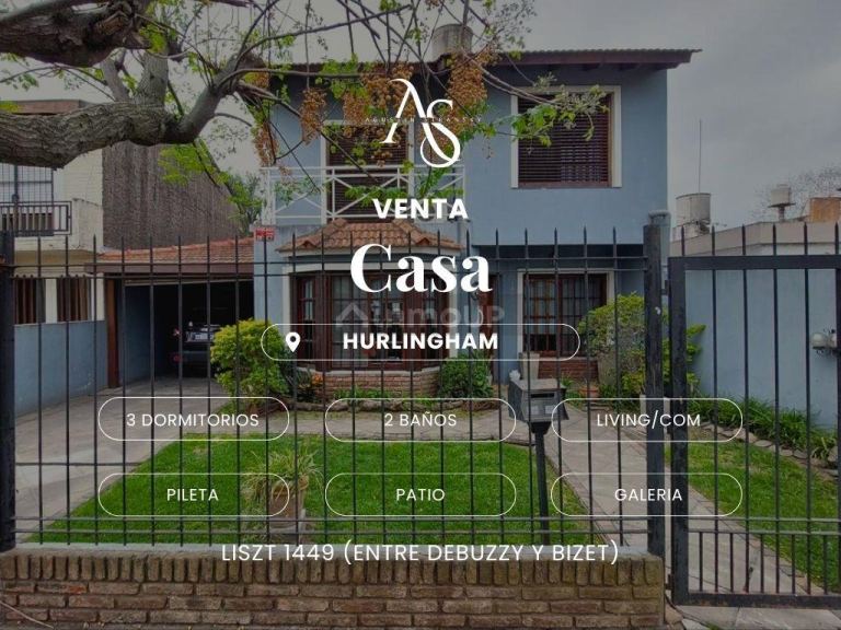 Casa en Venta en Hurlingham, G.B.A. Zona Oeste