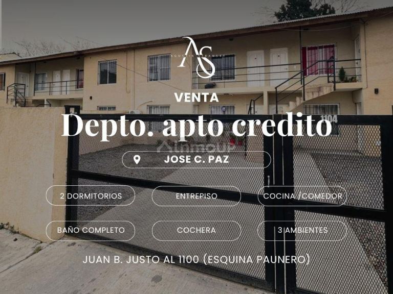 Departamento en Venta en Jose Clemente Paz, G.B.A. Zona Norte