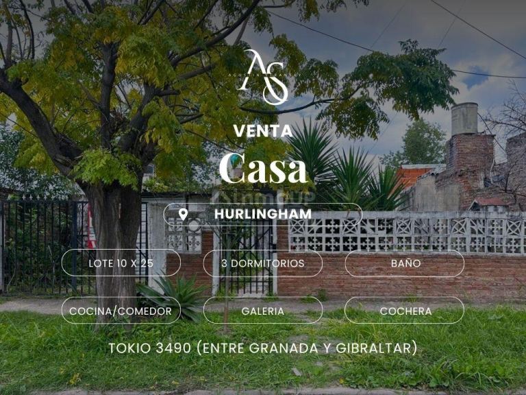 Casa en Venta en Hurlingham, G.B.A. Zona Oeste