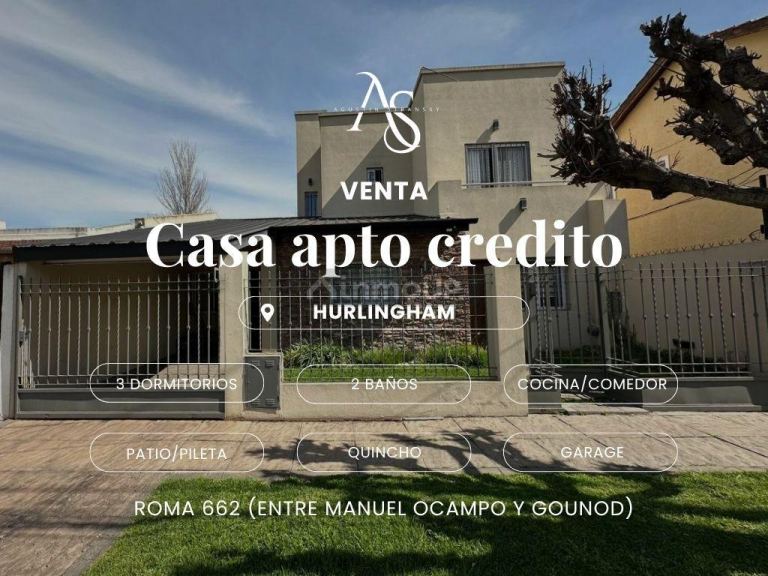 Casa en Venta en Hurlingham, G.B.A. Zona Oeste