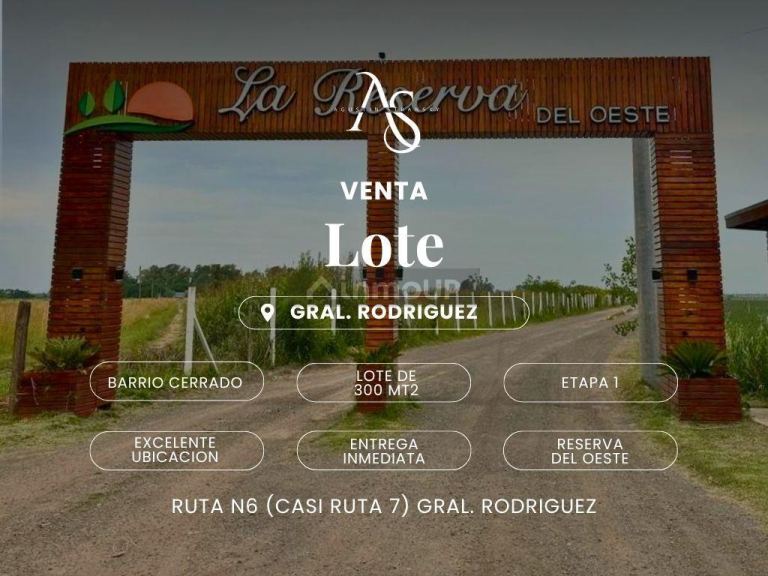 Terreno en Venta en General Rodriguez, G.B.A. Zona Oeste