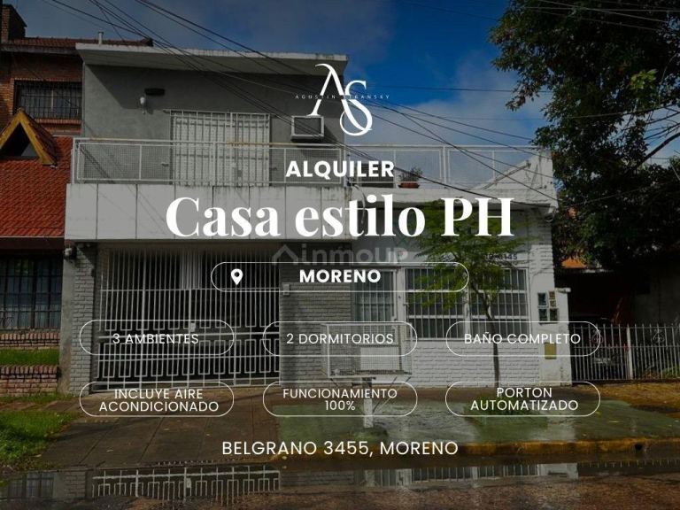 P H en Alquiler en Moreno, G.B.A. Zona Oeste