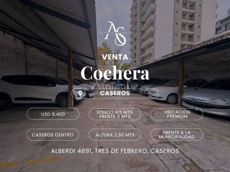 Cochera en Venta en Tres de Febrero, G.B.A. Zona Oeste