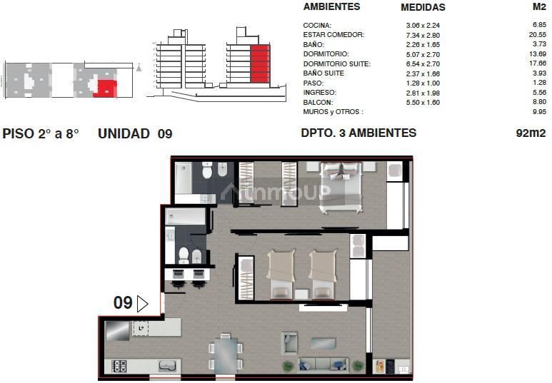 Departamento en Venta en Rosario, Santa Fe