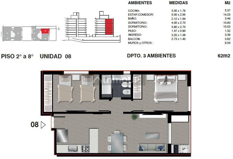 Departamento en Venta en Rosario, Santa Fe