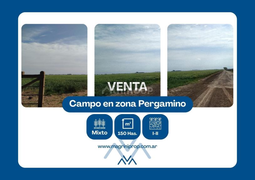 Campo en Venta en Pergamino, Buenos Aires Interior