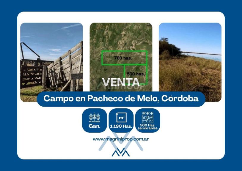 Campo en Venta en Juarez Celman, Cordoba