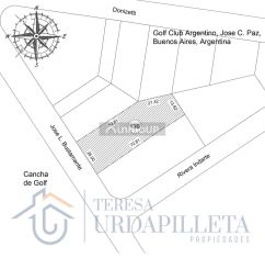 Jose Clemente Paz LOTE EN VENTA EN EL GOLF CLUB ARGENTINO