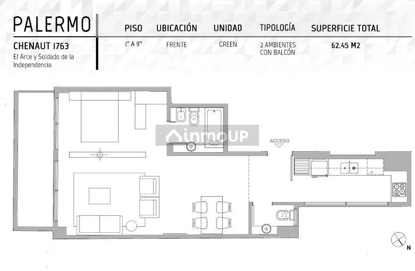 Departamento en Venta en Palermo, Capital Federal
