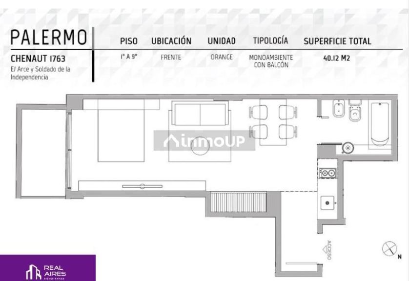 Departamento en Venta en Palermo, Capital Federal