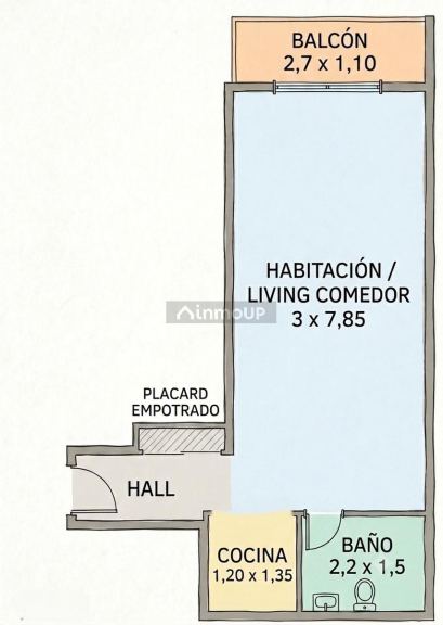 Departamento en Venta en Constitucion, Capital Federal