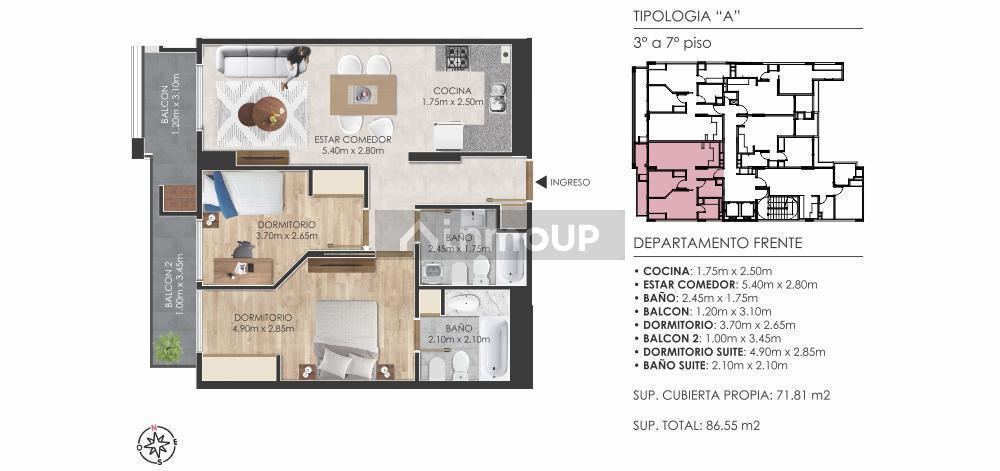 Departamento en Venta en Capital, Cordoba
