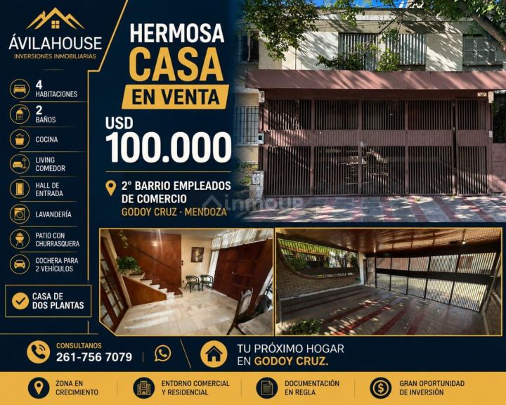 Casa en Venta en Godoy Cruz, Mendoza