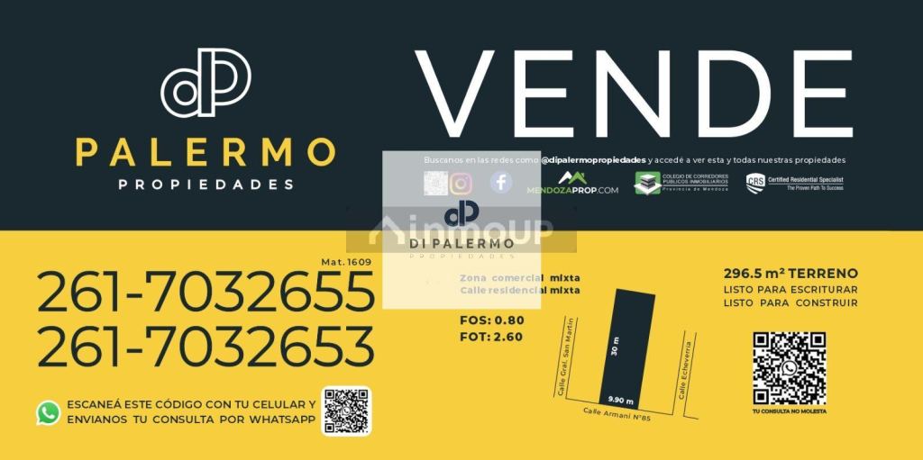 Terreno en Venta en Tunuyan, Mendoza