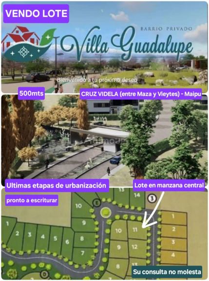 Lote en Venta en Maipu, Mendoza