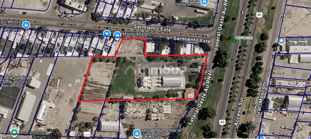 Rawson Lateral Oeste RutaN40 Y Boulevard Sarmiento