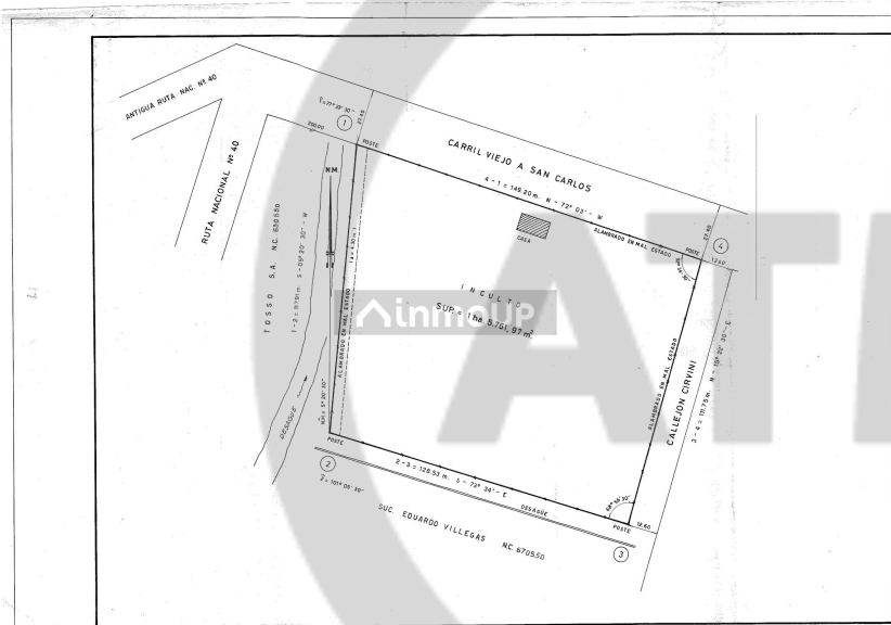 Lote en Venta en San Carlos, Mendoza