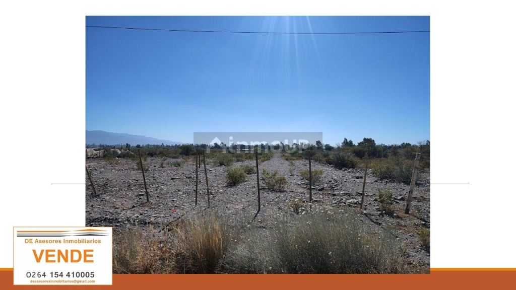 Lote en Venta en Zonda, San Juan