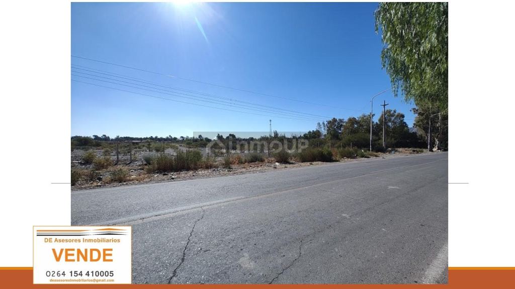 Lote en Venta en Zonda, San Juan