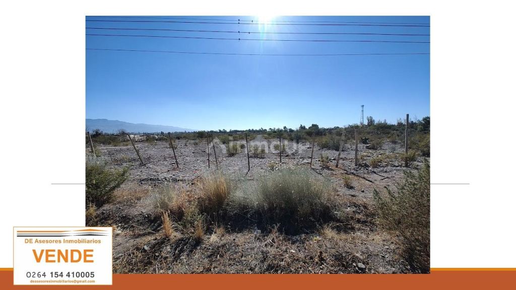 Lote en Venta en Zonda, San Juan