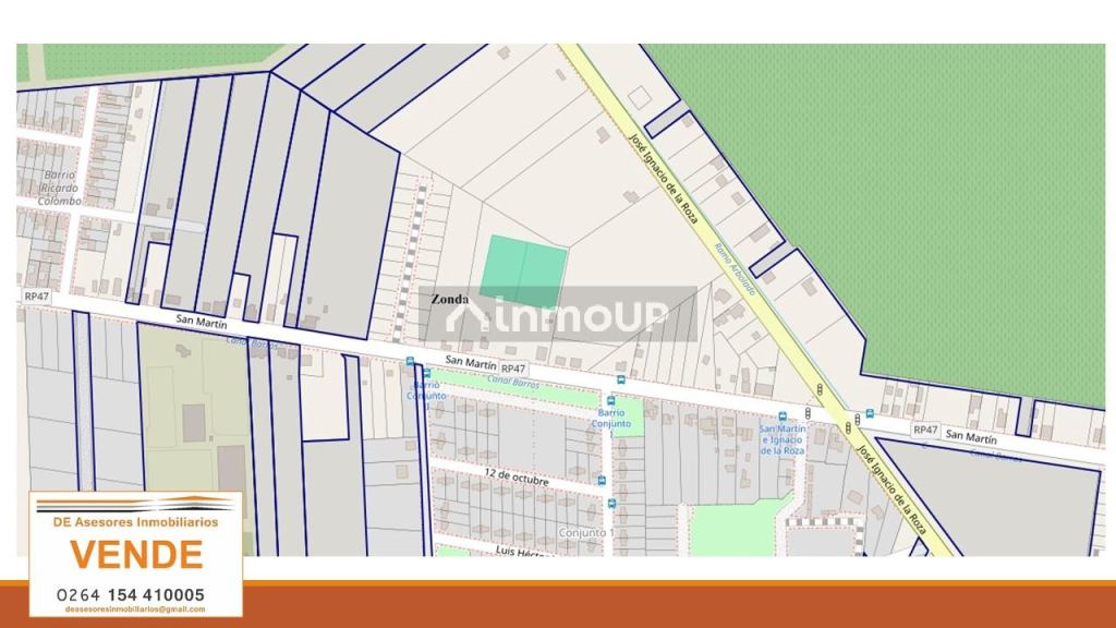 Lote en Venta en Zonda, San Juan