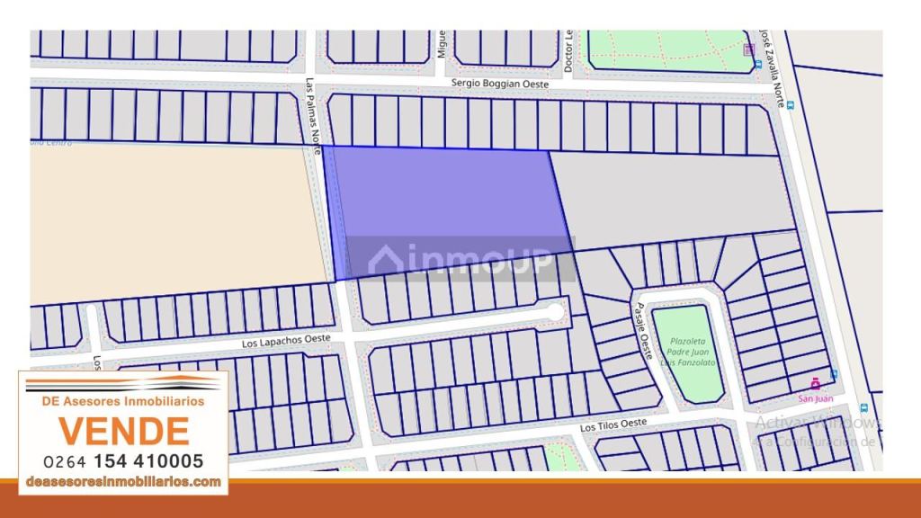 Terreno en Venta en Rivadavia, San Juan
