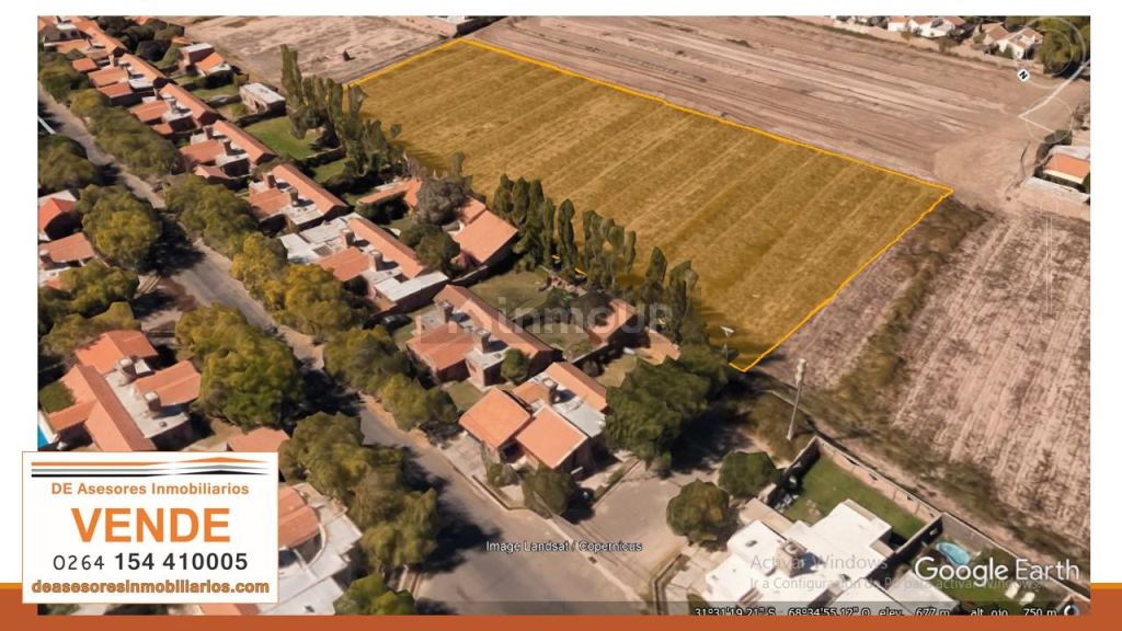 Terreno en Venta en Rivadavia, San Juan