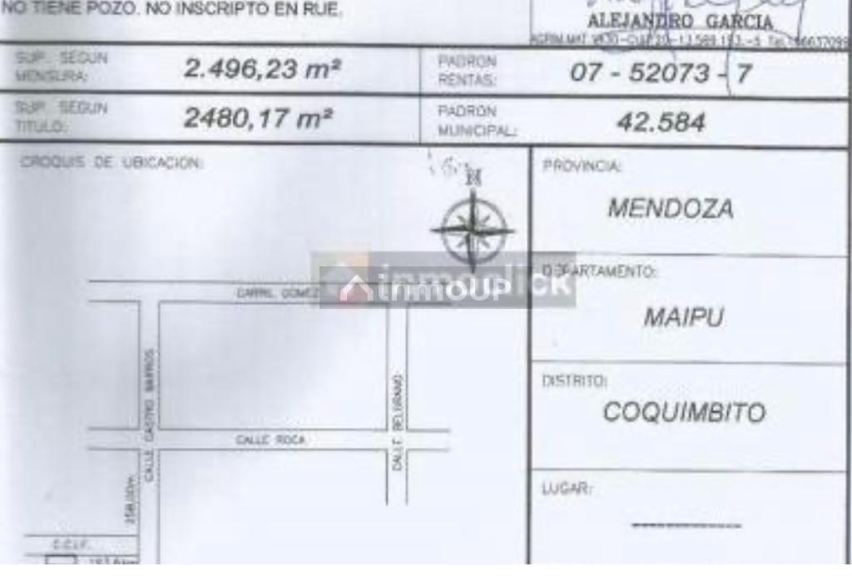 Lote en Venta en Maipu, Mendoza