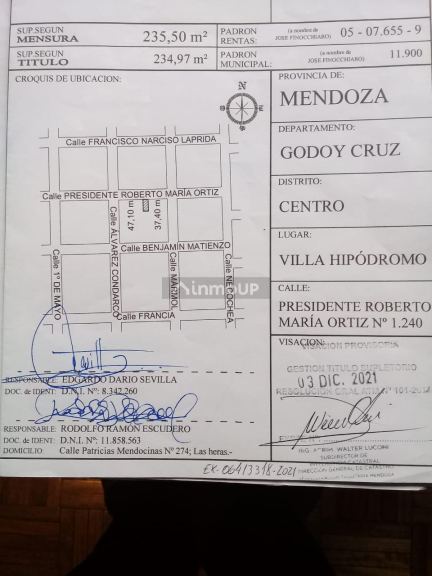 Lote en Venta en Godoy Cruz, Mendoza