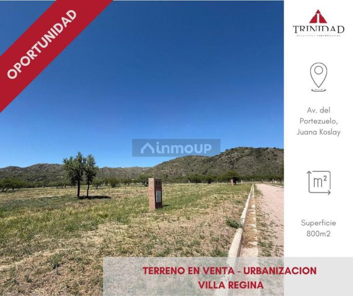 Terreno en Venta en Juana Koslay, San Luis