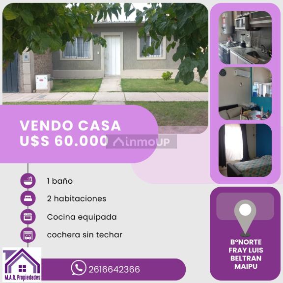Casa en Venta en Maipu, Mendoza