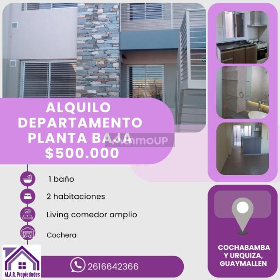 Departamento en Alquiler en Guaymallen, Mendoza