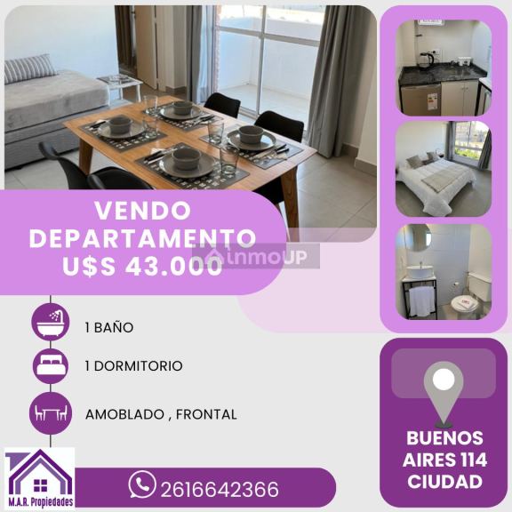 Departamento en Venta en Capital, Mendoza