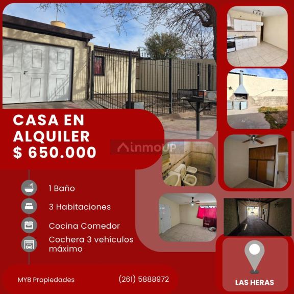 Casa en Alquiler en Las Heras, Mendoza