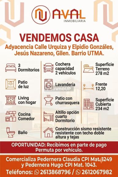 Casa en Venta en Guaymallen, Mendoza