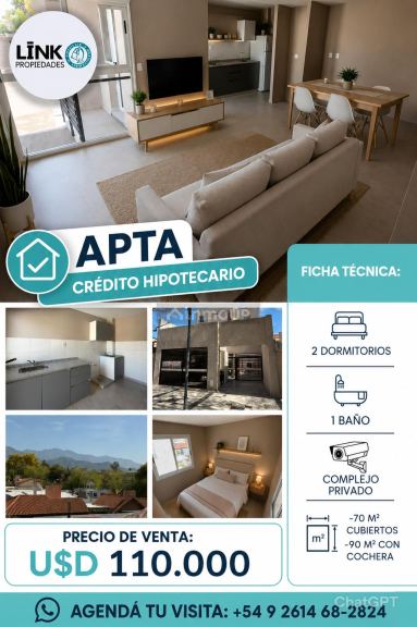 Departamento en Venta en Capital, Mendoza