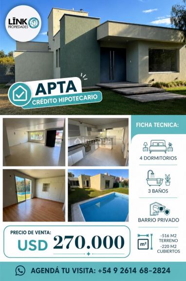 Casa en Venta en Lujan de Cuyo, Mendoza