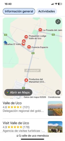 Lote en Venta en Tunuyan, Mendoza