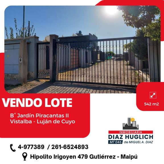 Lote en Venta en Lujan de Cuyo, Mendoza